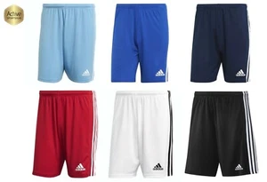 Adidas Mens Squadra 21 Shorts Stripes Sports Football Gym Training Running Short - Picture 1 of 23