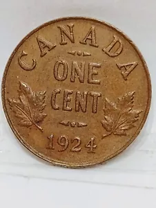 KANADA ~ 1924 ~ ONE CENT ~ CH AU - Bild 1 von 2