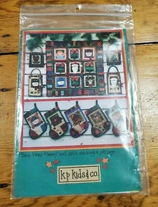 SO VERY MERRY CHRISTMAS BAG STOCKING WALL QUILT PATTERN FREE SHIPPING - Picture 1 of 2