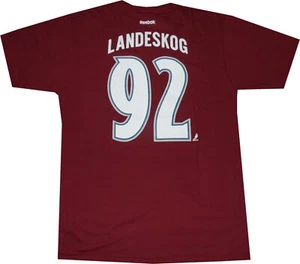 Gabriel Landeskog Colorado Avalanche Reebok Netzdruck T-Shirt Neu Etikett - Bild 1 von 4