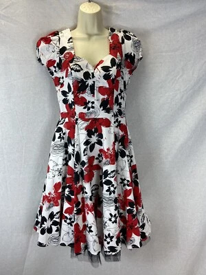 Vestido Rockabilly Retro Años 50 Años 40'/50 Mujer Algodón Vestido Foto 1 de 3