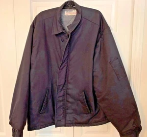 VINTAGE FLAME RESISTANT MENS RIVERSIDE WORK MECHANIC BLUE ZIP JACKET XL USA - Picture 1 of 5
