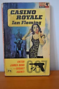 James Bond CASINO ROYALE 12th Printing 1963 Great Pan Paperback - Foto 1 di 4