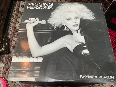 MISSING PERSONS RHYME & REASONS, ORIGINAL 1984 VINYL LP, CAPITAL RECORD VG PLUS - Image 1 of 2