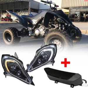 For Yamaha Raptor 700 2006-2018 / YFZ450R 2009-18 LED Headlights +Tail Light Kit - Picture 1 of 12