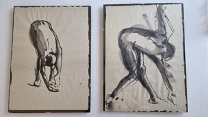 dessin original Ancien Signé personnage homme. Antique drawing man, signed - Bild 1 von 14