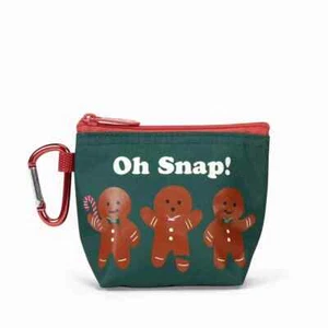 Neu Thirty One grün Mini Clip Beutel Lebkuchen "Oh Snap!" - Bild 1 von 3