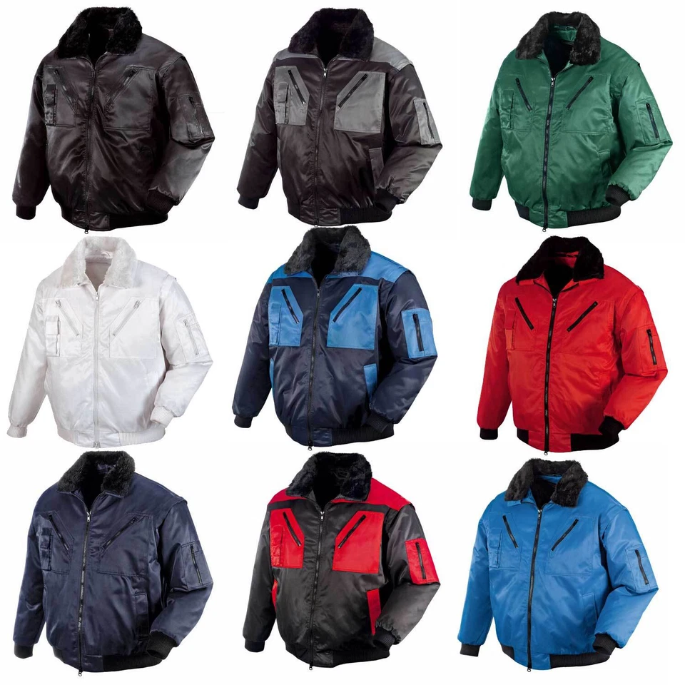 Winterjacke Pilotenjacke Arbeitsjacke 4in1 Winter Berufsjacke teXXor S-3XL - Bild 1 von 1