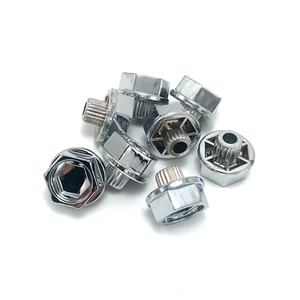 Set of 8 American Racing Chrome Rivet for ATX Ledge Wheel AX188 - Picture 1 of 6