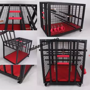 Stainless Steel Fetish Cage Constraint Slave Restraint Training Torture Tools - Picture 1 of 7