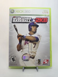 Major League Baseball 2K8 (Microsoft Xbox 360, 2008) completo di scatola con manuale - Foto 1 di 2