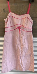 Island Republic Vintage 90’s Etuikleid Frühling Ostern rosa gestreift Borte - Bild 1 von 10