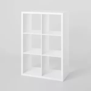 White 6 Cube Organizer - Brightroom, - Picture 1 of 2