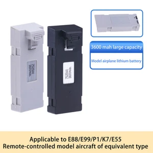 1PC 3600mAh RC Drone Battery For E88 E88PRO E88MAX E525 E99 E99PRO P1 P5PRO K3 - Picture 1 of 11