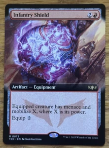 MTG Tarkir Dragonstorm, Infantry Shield - Borderless - Picture 1 of 1