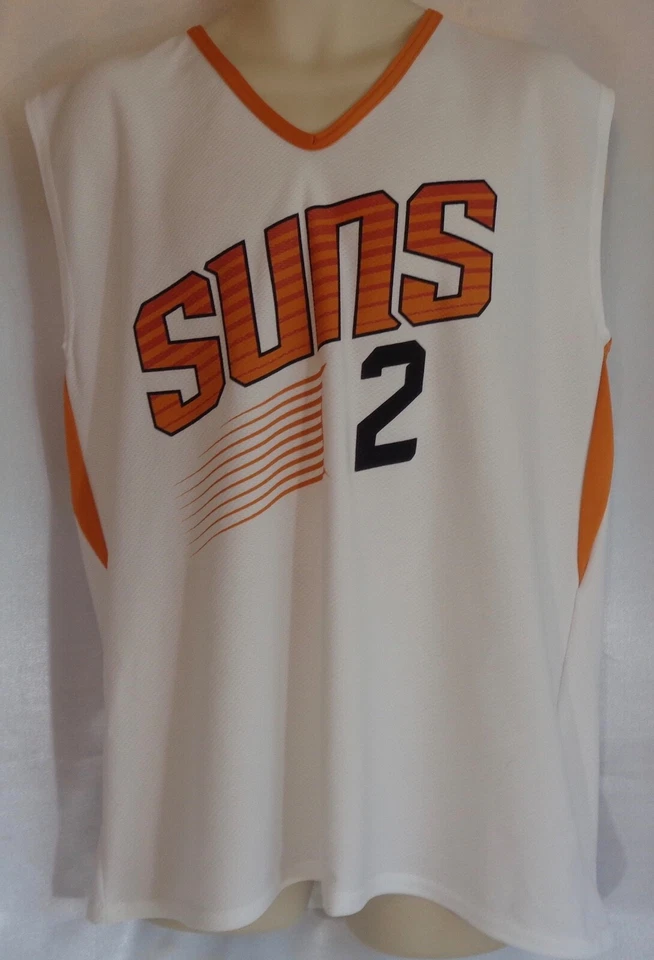 PHOENIX SUNS ERIC BLEDSOE 球衣 白色/橙色 XL 码 美国制造 VGC — 第 1/2 张图片
