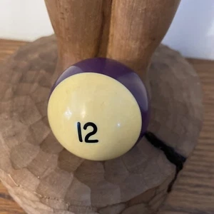 Vintage Nr. 12 lila Pool Ball Billard 2 1/4" Ersatz - Bild 1 von 2