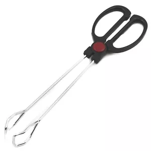 Chef Craft 12" Long Buffet Serving Tongs with Cool-Touch Plastic Handles - Picture 1 of 3