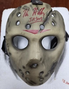 2004 NECA Signed Kane Hodder Friday the 13th Jason Voorhees Mask JSA Autograph - Picture 1 of 4