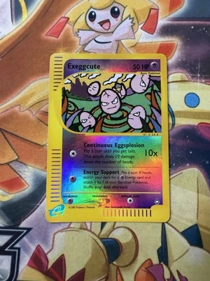 Pokémon Exeggcute #77/147 Reverse Holo Common - 2002 Aquapolis - NM - Image 1 of 4