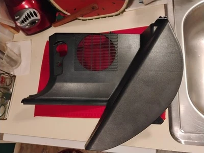 Cubierta del panel de ajuste del altavoz inferior delantero izquierdo negro BMW E36 M3 318 323 325 328 Foto 1 de 4