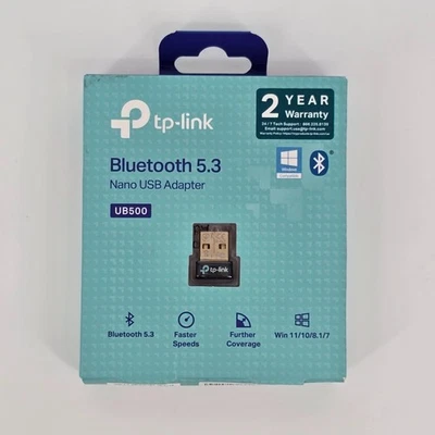 TP-Link UB500 Bluetooth 5.0 беспроводной USB-адаптер ключа для ПК компьютера/XBox/PS4 - Изображение 1 из 3