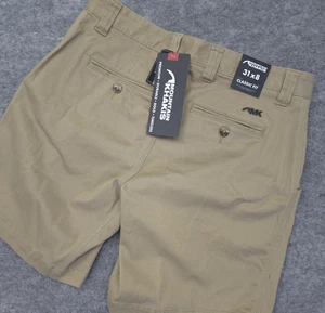 Pantaloncini Mountain Khakis Teton Classic Twill Uomo 31x8 Tan Vestibilità Classica Nuovi con etichette - Foto 1 di 11