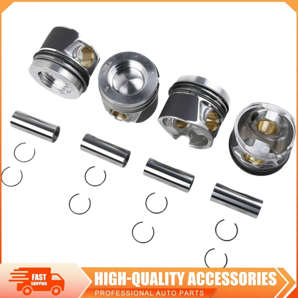 Juego de anillos de pistón para Volkswagen Jetta Golf Passat Audi 2.0 TDI CJAA 03L107065M Foto 1 de 4