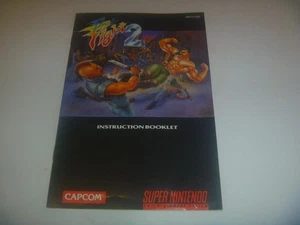 (Instruction Manual Only) (NO GAME) Super Nintendo SNES "Final Fight 2" - Picture 1 of 2