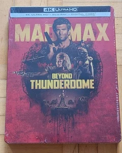Mad Max Beyond Thunderdome Steelbook (4K UltraHD Blu Ray) *BRAND NEW SEALED* - Picture 1 of 8