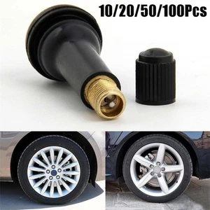 Tubeless Tire Valve Stems Car Motorcycles Snap-In Trucks TR414 50*20mm - Picture 1 of 23