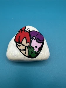 Hand Painted Rock Art ( Pebbles The Flintstones ) Rock Decor - Picture 1 of 6