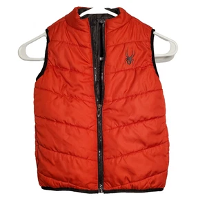 Spyder Kid's Red Puffer Jacket Vest 4T - Picture 1 of 4