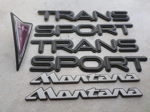97-99 Pontiac Montana Transport Hood 14003940 Logo Door 10270932 Emblems Decals - Picture 1 of 4
