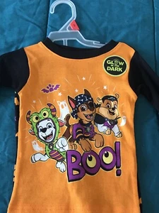 New Paw Patrol Halloween Snug-Fit Pajamas 2-Piece Set Toddler 2T - Picture 1 of 6