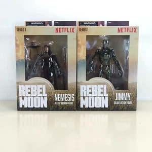 Rebel Moon Netflix Serie 1 Nemesis und Jimmy Deluxe Actionfiguren Neu 2023 - Bild 1 von 6