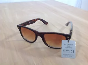 Gafas de sol UV400 policarbonato CE para mujer negro marrón tonos con acentos - Imagen 1 de 5
