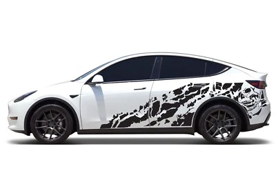 Calcomanía gráfica Pesadilla para Tesla Modelo Y kit de diseño pegatina kit de vinilo 2017-2023 Foto 1 de 4