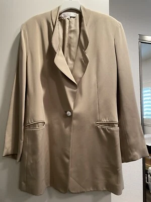 blazer vintage seda pamela dennis  Foto 1 de 4