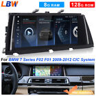 Car Gps Navigation Bt Wifi 8G+128G For Bmw 7 Series F02 F01 2009-2012 Cic System