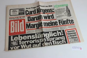 BILDzeitung 29.12.1977 Dezember Geschenk Geburtstag 42. 43. 44. 45. Jürgens - Bild 1 von 2