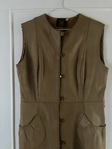 Vintage Leather Dress - Picture 1 of 9