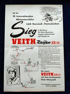 Veith Reifen KR 53 originale Werbung aus 1953 - Bild 1 von 1