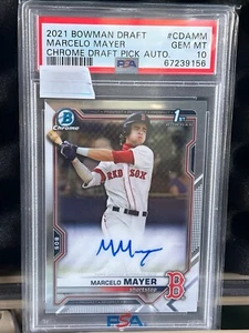 2021 Bowman Chrome Draft Marcelo Mayer Auto PSA 10 # CDAMM - Picture 1 of 1