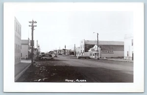 Cartolina AK Nome Street View negozio ferramenta c1940s RPPC foto reale Q12 - Foto 1 di 2