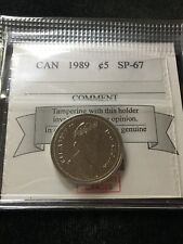 1989  Coin Mart Graded Canadian, Five Cent, **SP-67**