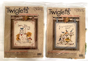 2 kits colgantes de pared de diseño de ramitas Candamar Designs decoración de granja - Imagen 1 de 6