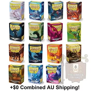 100 Dragon Shield Matte Deck Protector Sleeves Standard Card Size 63mm x 88mm - Picture 1 of 79