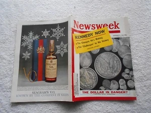 NEWSWEEK Magazine-DECEMBER 5,1960-KENNEDY NOW--THE DOLLAR IN DANGER? - Picture 1 of 1