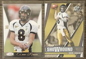 LOT-2 AARON RODGERS 2005 SAGE & 2005 PRESS PASS SHOWBOUND ROOKIE-PACKERS